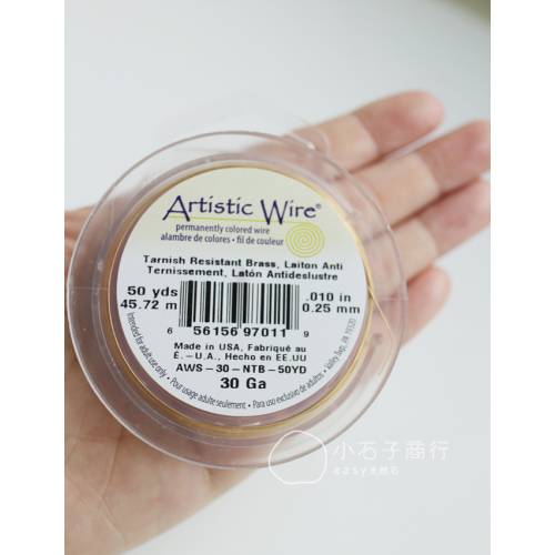 Artistic Wire 藝術銅線 - 金色 30G (一捲)