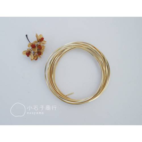 Beadsmith 方線 - 金色 18G (一捲)