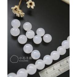 白瑪瑙-12mm 圓珠 (1入)