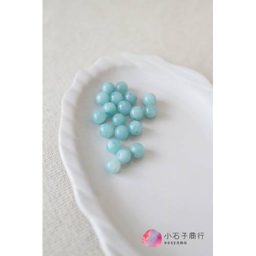 亞馬遜石-6~6.5mm 圓珠 (25入)