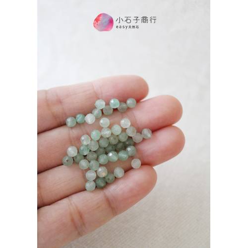 綠東菱-4mm 角珠 (50入)