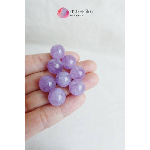 紫玉(紫水晶)-12mm 圓珠 (10入)